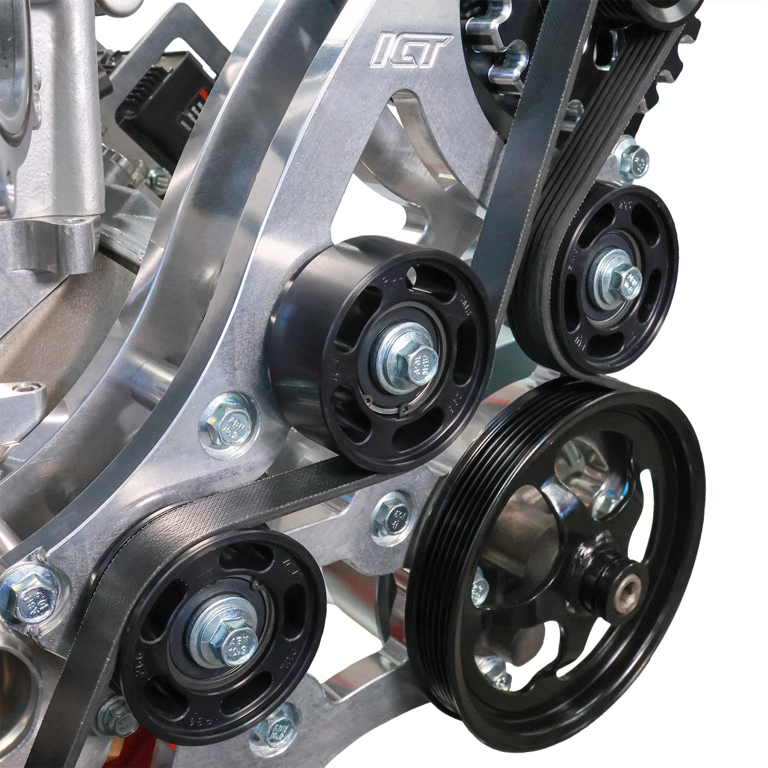 Billet Smooth Idler Pulley - ICT Billet PUL-SM6-295