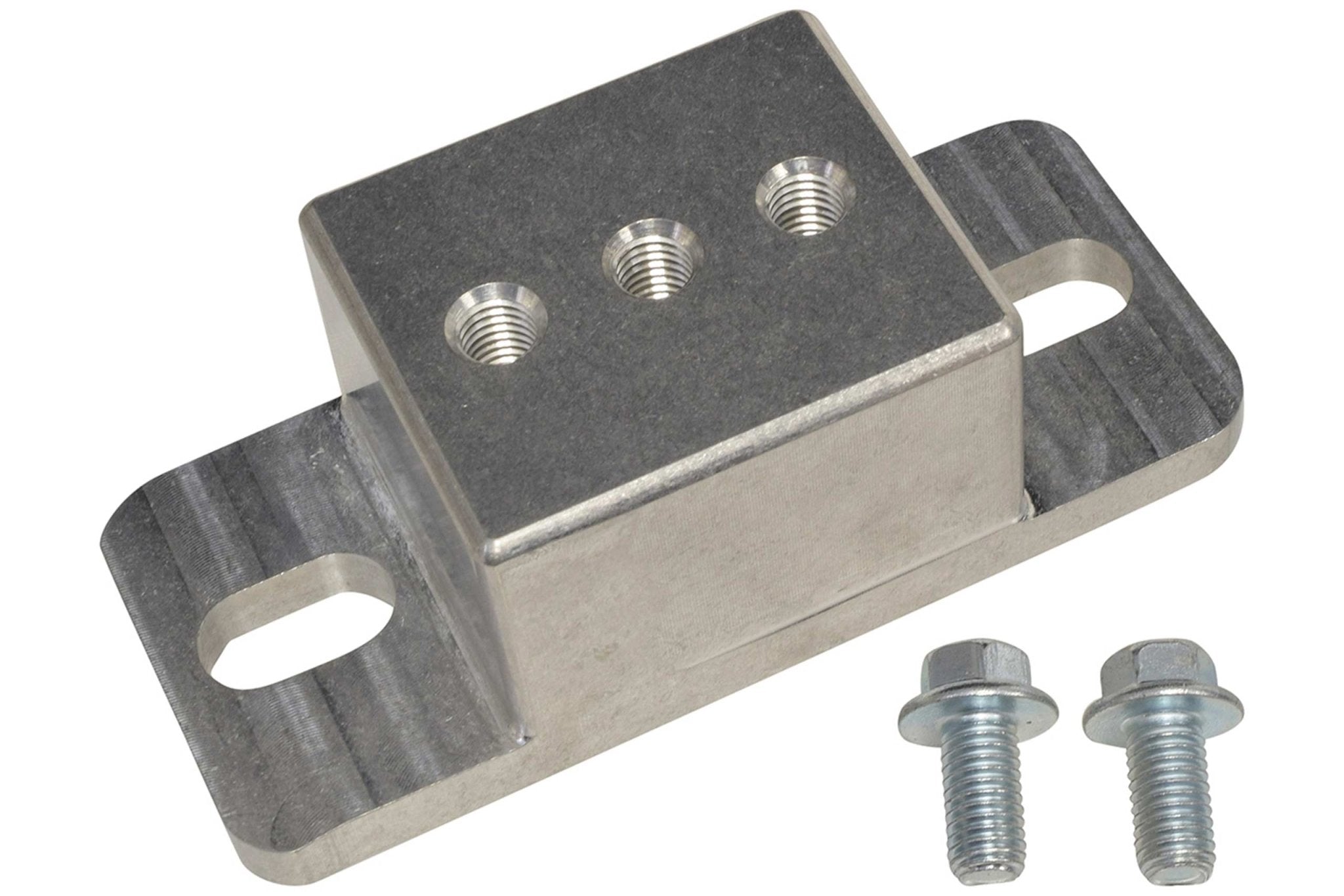 Billet Aluminum Solid Transmission Mount - Fits Powerglide, TH350, TH400, 4L60E - Anodized Blue