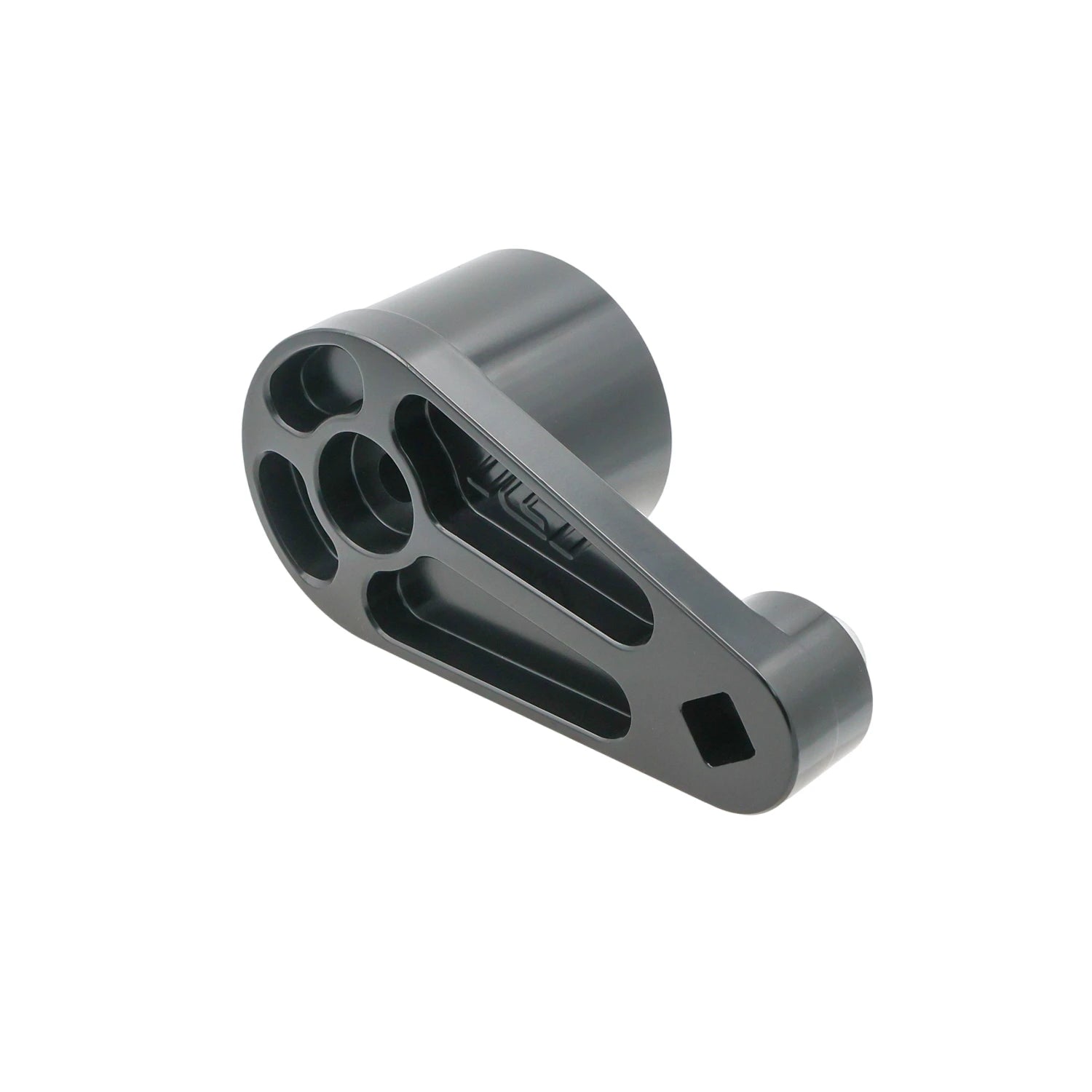 Black Cerakote Billet Heavy Duty Single Bolt Manual Belt Tensioner - ICT Billet 551479 - LS01B