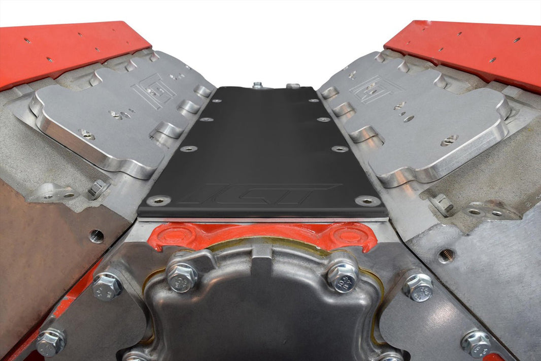 Valley Pan Cover Plate (Knock Sensor Delete) For LS Gen 3 Billet LS1 LS2 LS3 LS7 - Foto 5