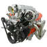 Black Cerakote LS Truck Alternator and Power Steering Kit Driver Side - ICT Billet 551519X-3B