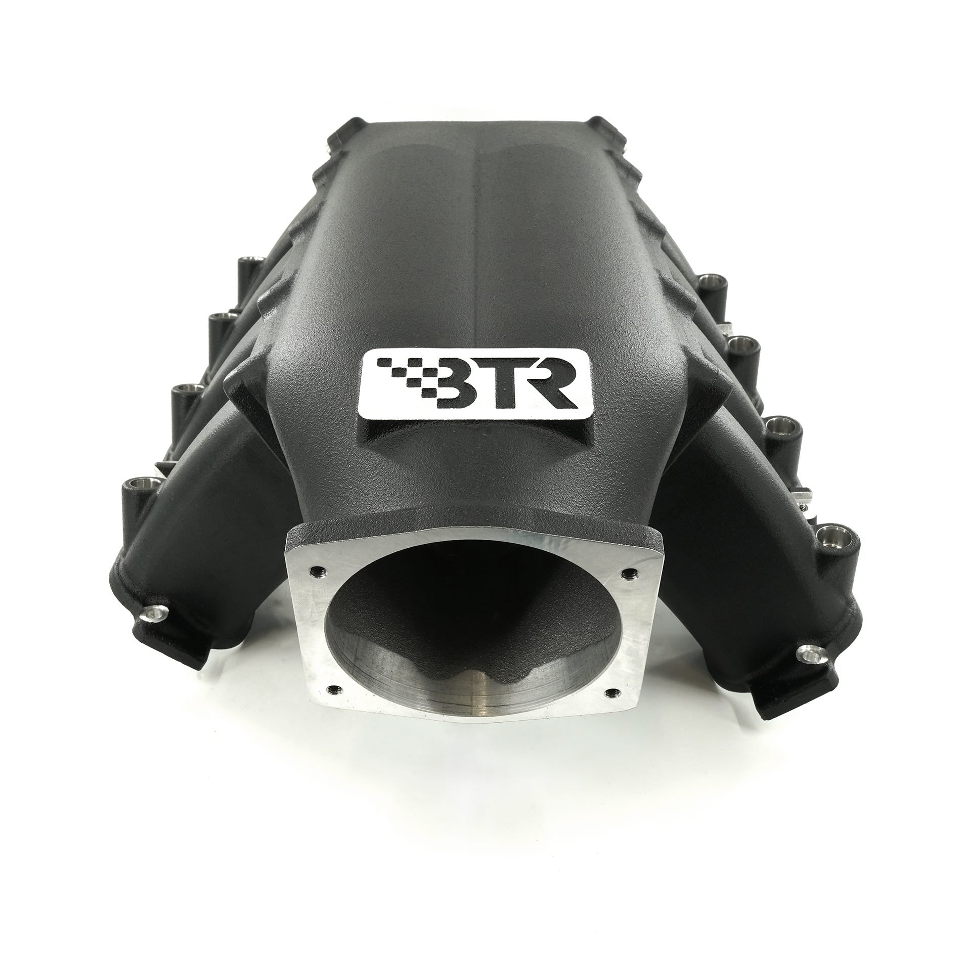 BTR Trinity Intake Manifold for LT w/ Port Injection - ICT Billet BTR-TRA-GENV-INJ-BLK-ML