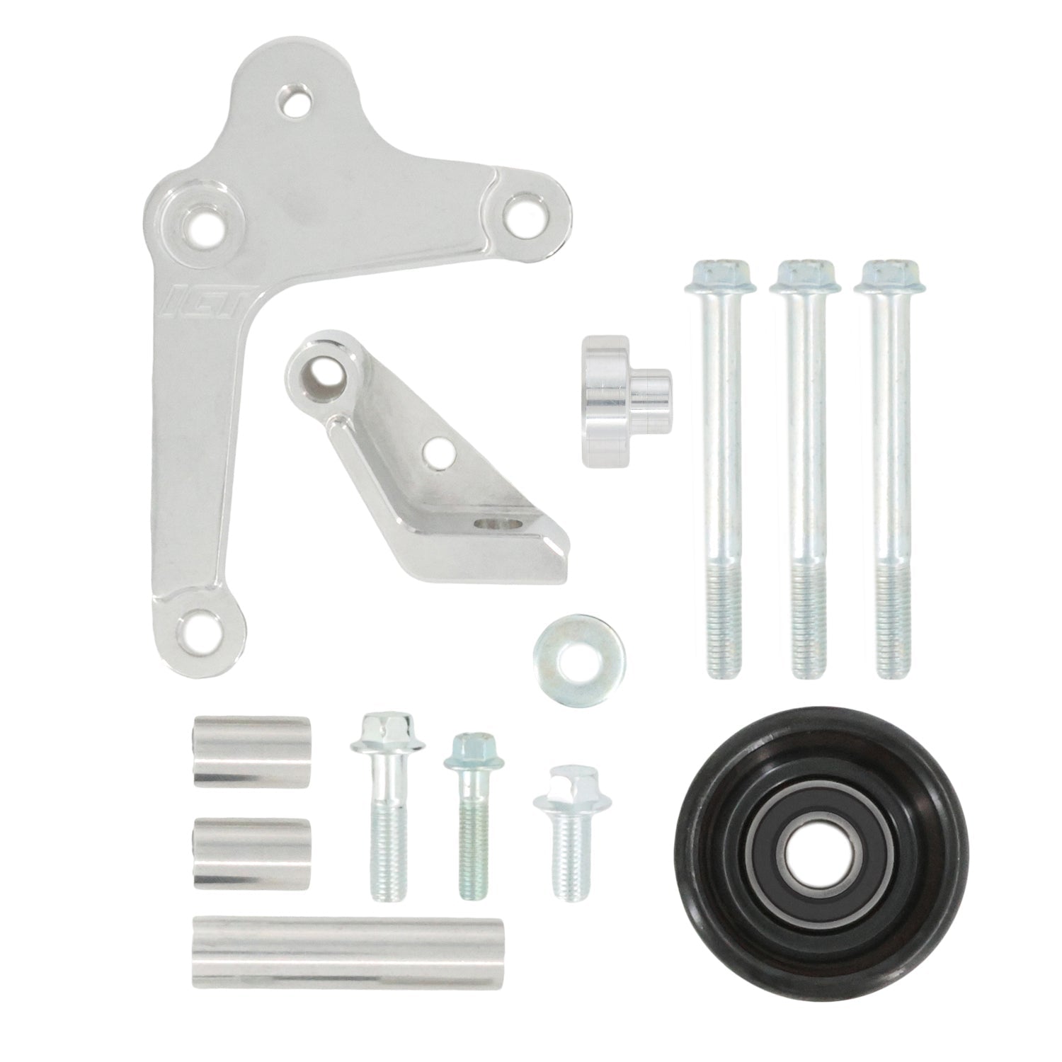 Camaro Spacing G8 Style Low Mount Alternator Bracket - ICT Billet 551887-2