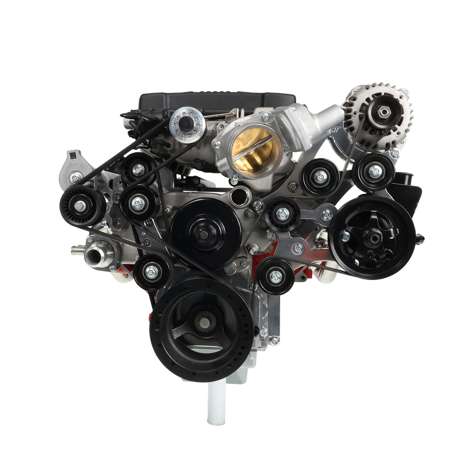 Camaro/CTS - V LT4 Supercharger to LS1 Cathedral Port Head Adapter Kit - ICT Billet INA - LS1 - LT - 20