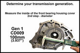 CD009 Gen 1 2003-06 Transmission to LS Bellhousing Adapter Plate Kit ...