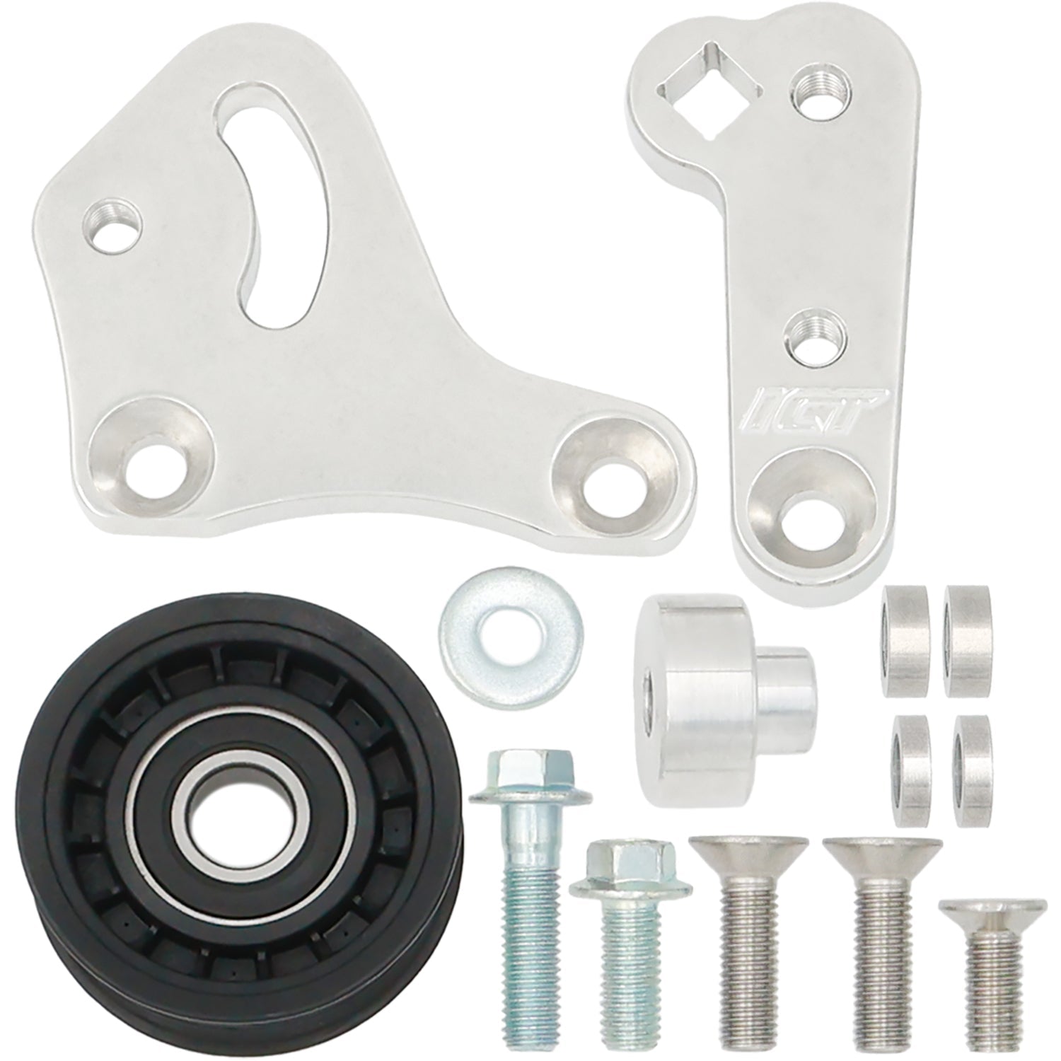 Corvette CTS-V Billet Aluminum Manual Belt Tensioner G8 CTSV Z06 LS7 LS1 LS2 LS3 - ICT Billet 551617X-1