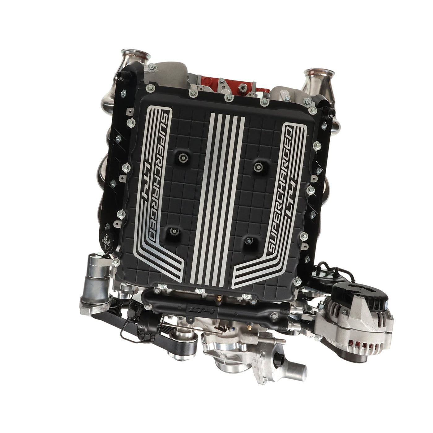 Corvette LT4 Supercharger to LS Cathedral Head Adapters – ICT Billet