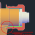 CTS-V LT4 Supercharger to LS Cathedral Head Adapters - ICT Billet INA-LS1-LT-20