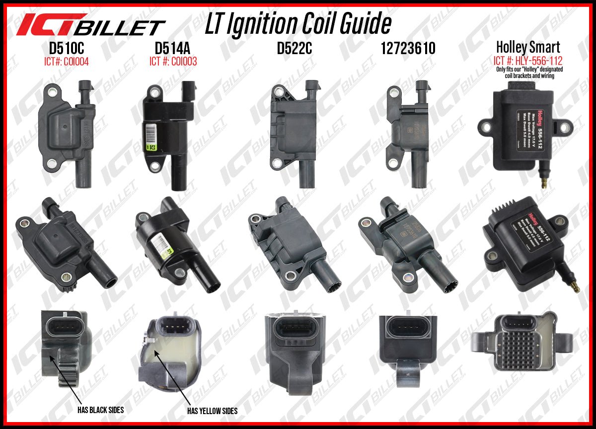 Delphi - Ignition Coil D514A OEM LS2 LS3 LS7 L98 LSA Factory - ICT Billet C0I003
