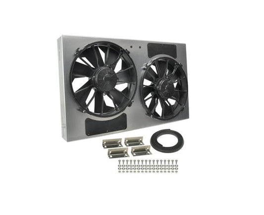 Derale - 73-87 C10 High-Output Dual RAD Fan and Shroud Kit – ICT Billet