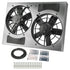 Derale - 73-87 C10 High-Output Dual RAD Fan and Shroud Kit - ICT Billet DER-16838