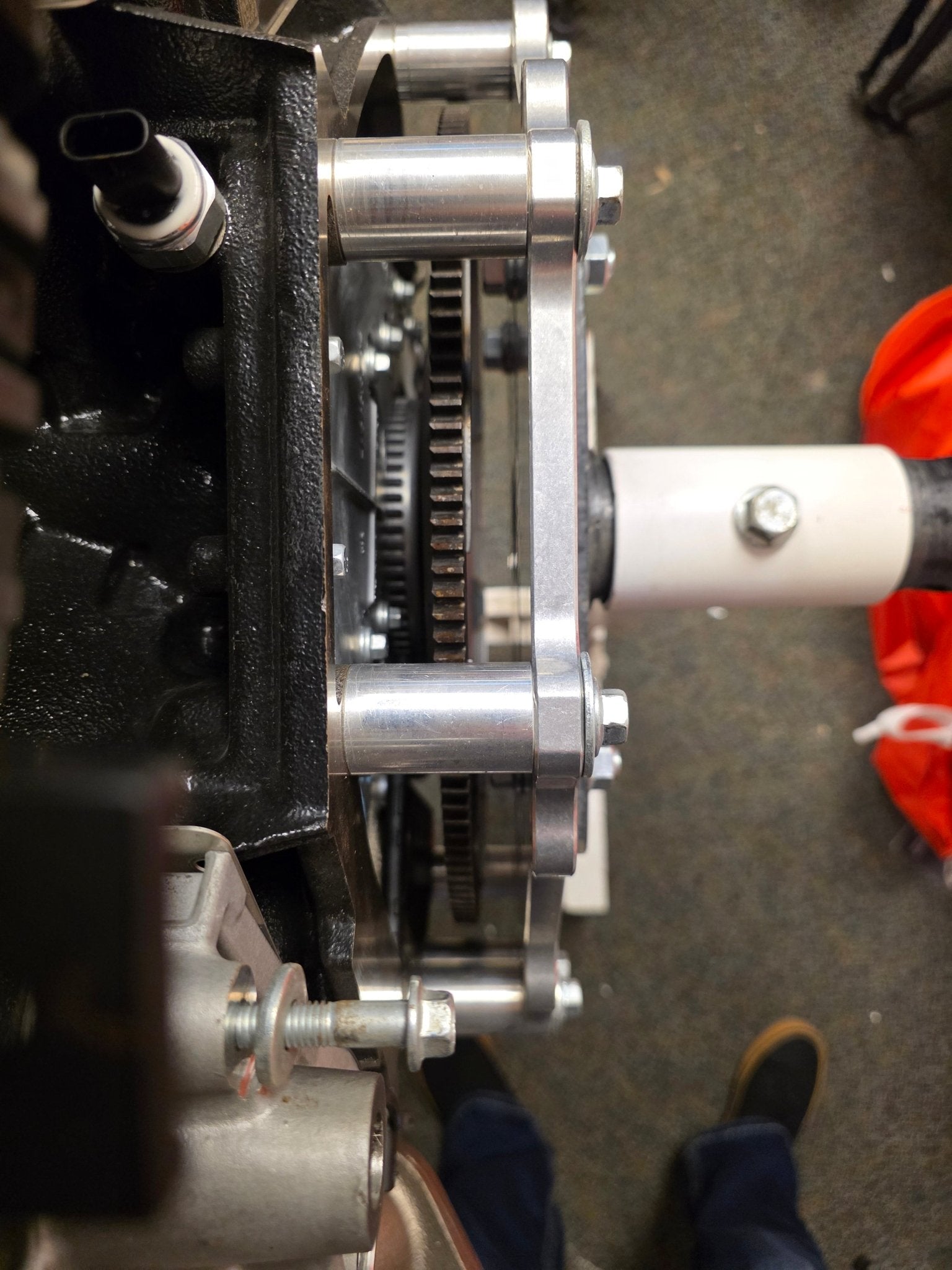 Engine Safe - Stand Adapter Plate Ford BBF SBF Modular Coyote Godzilla Trinity Boss Triton - ICT Billet 551869