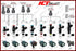 FIC Fuel Injector Clinic 365cc (40PPH) Injector Set for LS1 - ICT Billet FIC-IS301-0365H