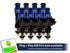 FIC Fuel Injector Clinic 365cc (40PPH) Injector Set for LS1 - ICT Billet FIC-IS301-0365H