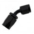 Fragola 10AN 45 Degree Braided Hose End Black - ICT Billet FRA-224510-BL