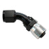 Fragola 16AN 45 Degree Sport Crimp Hose End Black - ICT Billet FRA-3104516