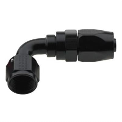 Fragola 16AN 90 Degree, Braided Hose End Black - ICT Billet FRA-229016-BL