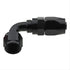 Fragola 16AN 90 Degree, Braided Hose End Black - ICT Billet FRA-229016-BL