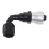 Fragola 16AN 90 Degree Sport Crimp Hose End Black - ICT Billet FRA-3109016