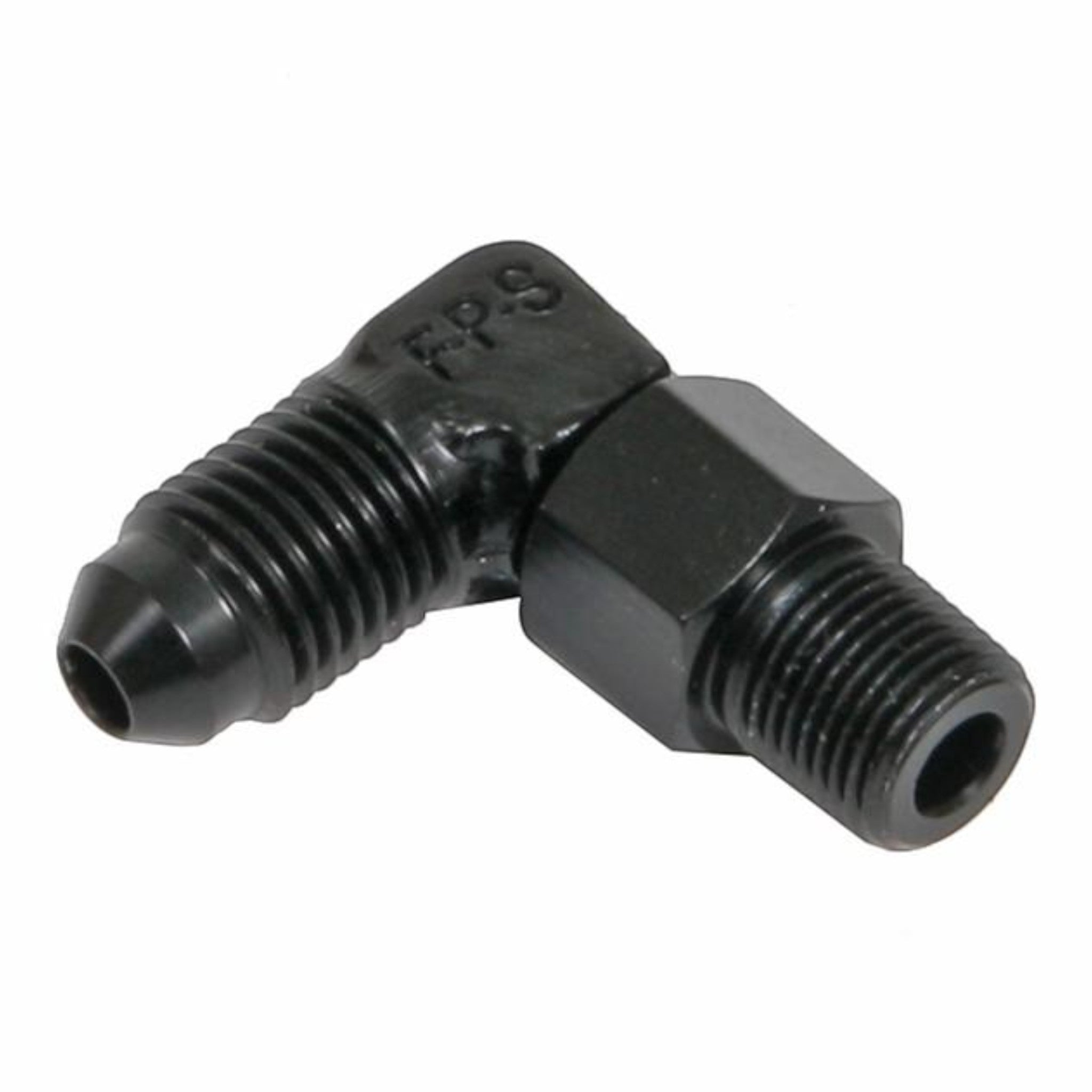 Fragola 4AN 90 Degree Swivel to 1/8" NPT - ICT Billet FRA-499104-BL