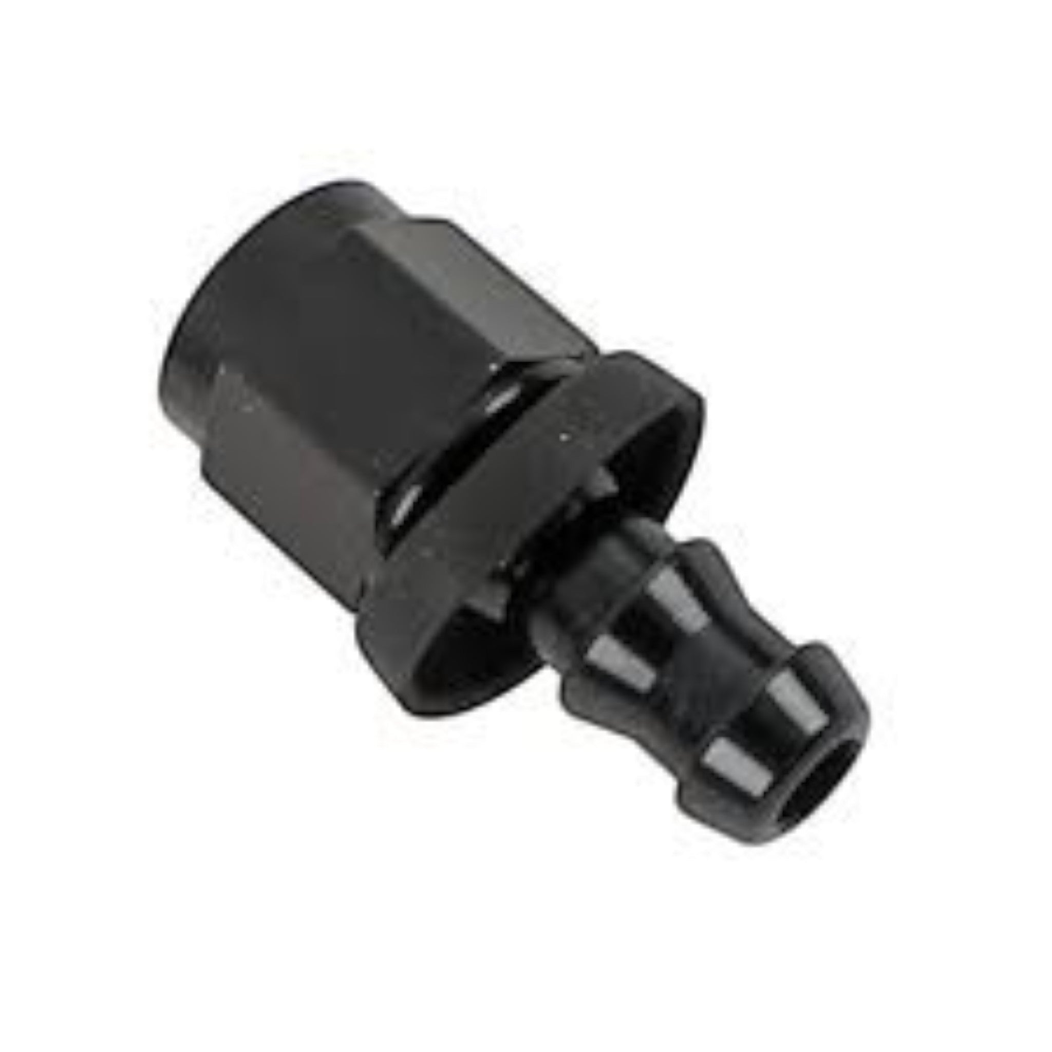 Fragola 4AN Straight Push Lok Hose End Black - ICT Billet FRA-200104-BL