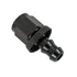Fragola 4AN Straight Push Lok Hose End Black - ICT Billet FRA-200104-BL