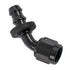 Fragola 6AN 45 Degree Push Lok Hose End Black - ICT Billet FRA-204506-BL