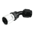 Fragola 6AN 45 Degree Sport Crimp Hose End Black - ICT Billet FRA-3104506