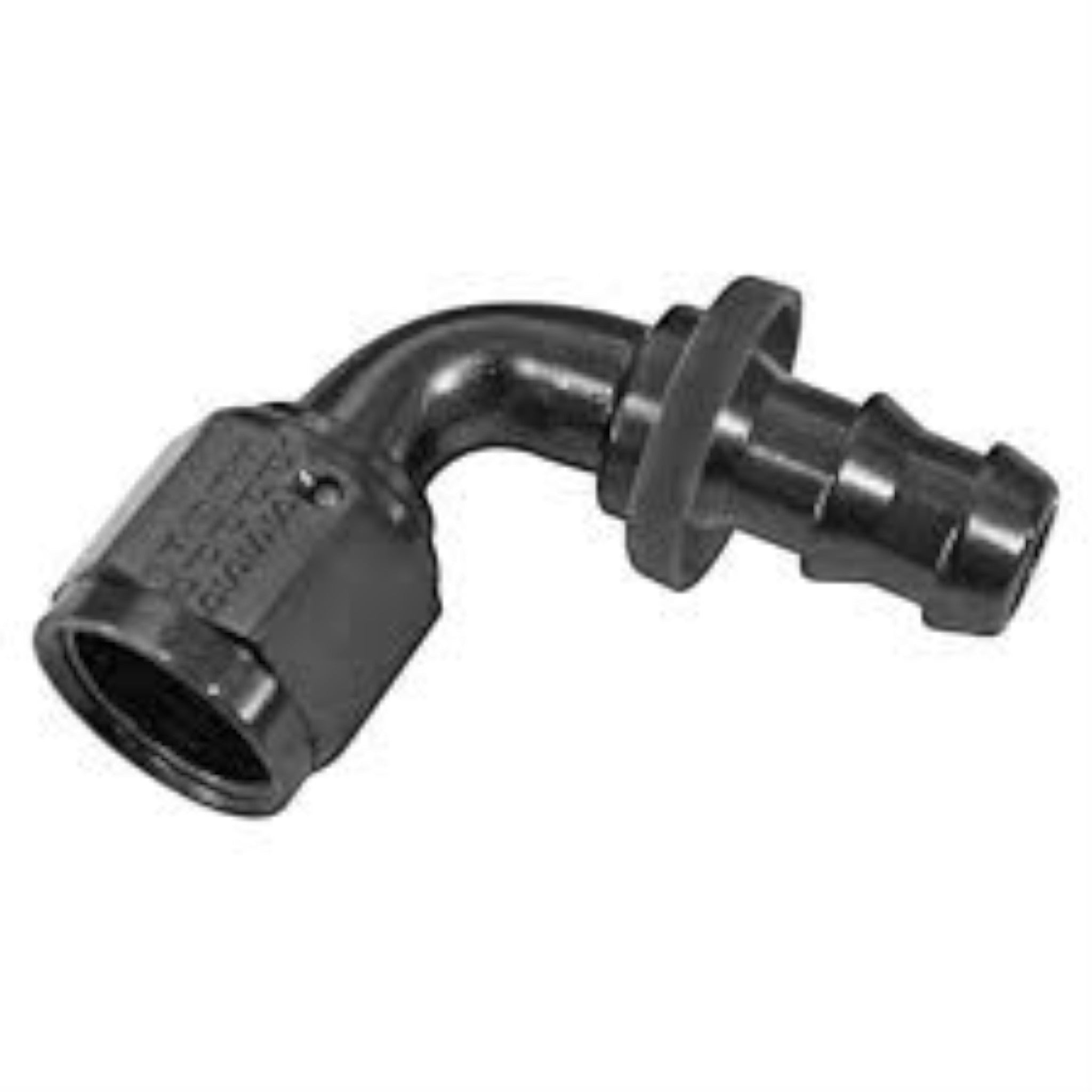 Fragola 6AN 90 Degree Push Lok Hose End Black - ICT Billet FRA-209006-BL