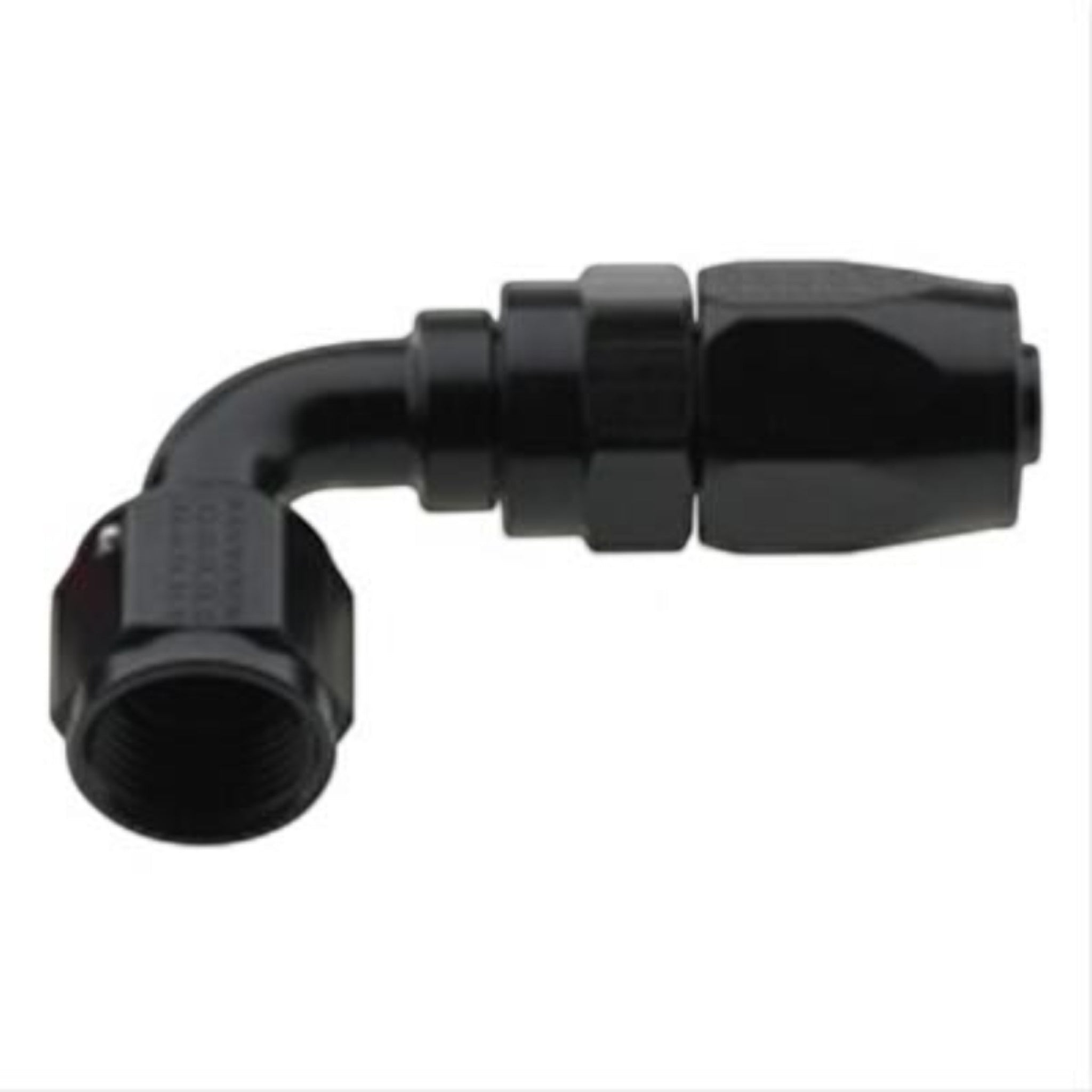 Fragola 8AN 90 Degree Braided Hose End Black - ICT Billet FRA-229008-BL