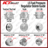 Fuel Pressure Regulator Delete - LS Truck 1.400" Fuel Rail (Flex Fuel) - ICT Billet 551244-PLUG