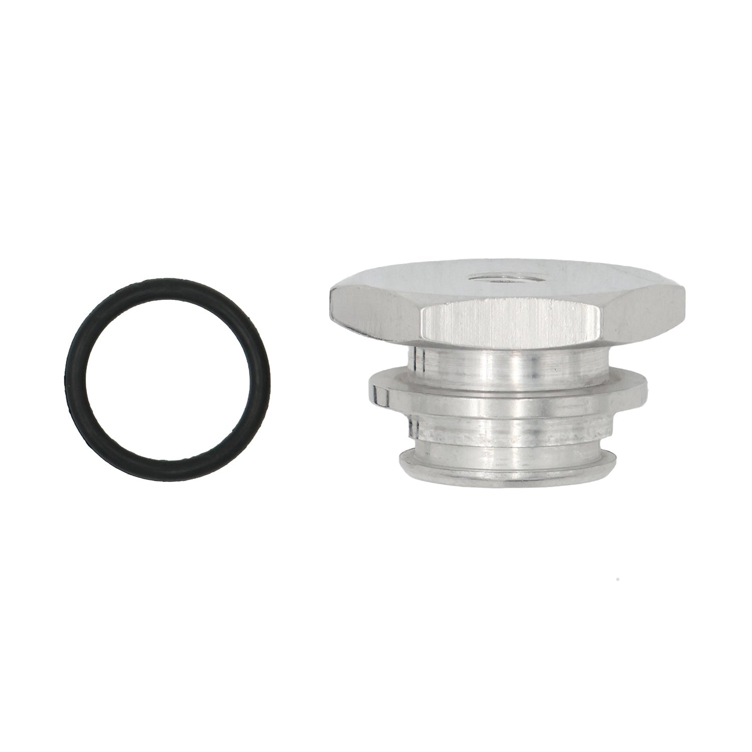 Fuel Pressure Regulator Delete - LS Truck 1.400" Fuel Rail (Flex Fuel) w/ 1/8" NPT - ICT Billet 551244-125NP