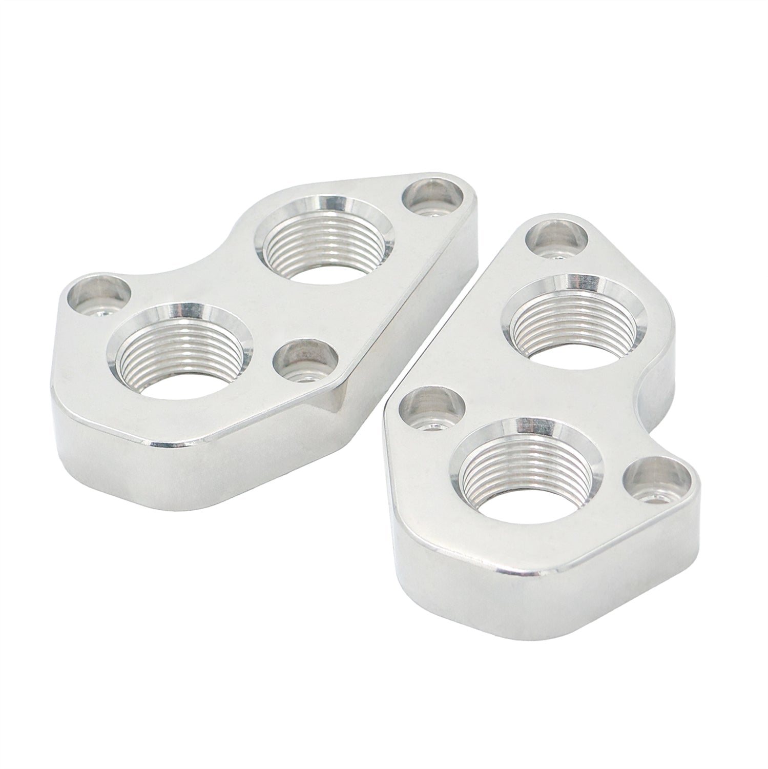 Gen V LT Remote Water Pump Mounting Plates Kit w/ - 12AN Adapters LT1 L83 L86 - ICT Billet 551755-REM