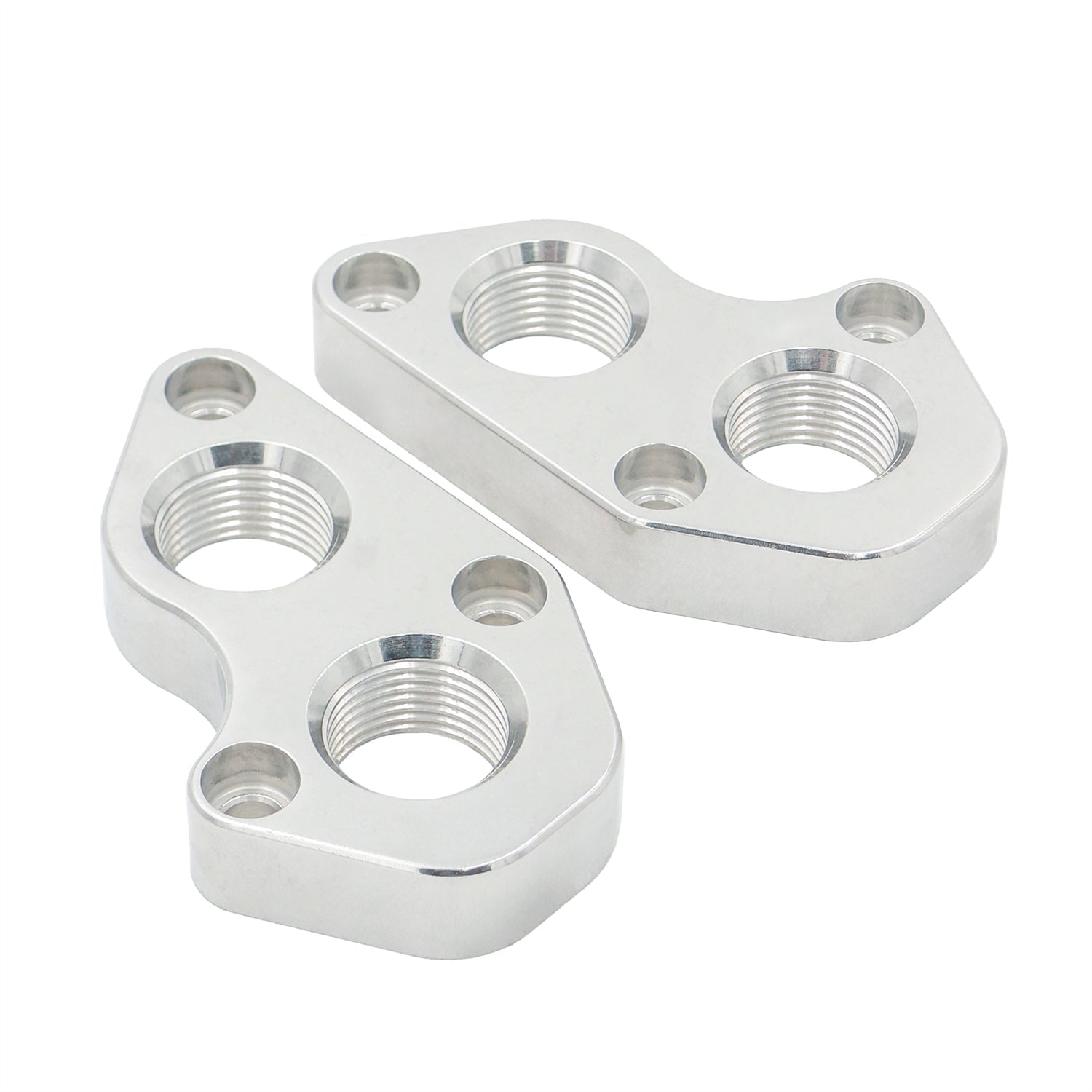 Gen V LT Remote Water Pump Mounting Plates Kit w/ - 12AN Adapters LT1 L83 L86 - ICT Billet 551755-REM