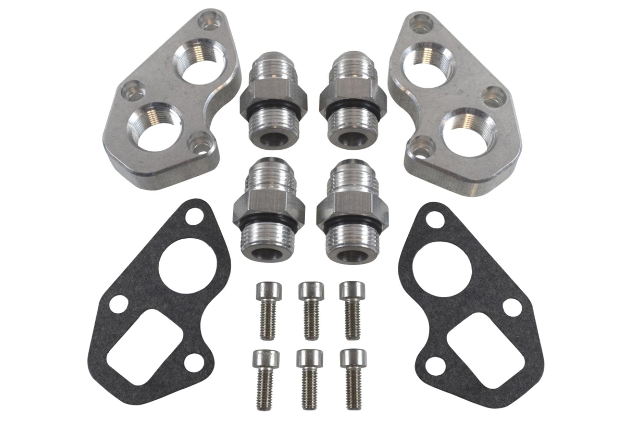 Mount Adapter Remote Gen V LT Remote Water Pump Mounting Plates Kit w/ -12AN Adapters LT1 ...