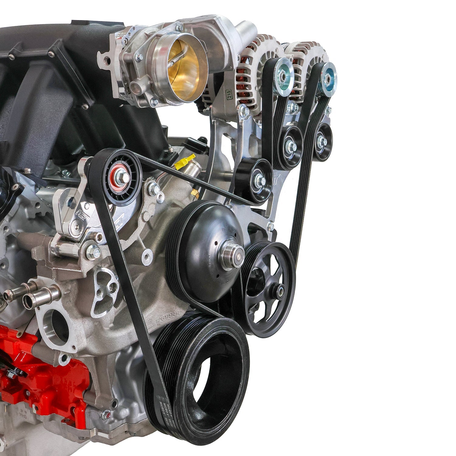 Gen V LT Truck Dual Alternator and Power Steering Bracket Kit - ICT Billet BKT - LT01 - 3DA