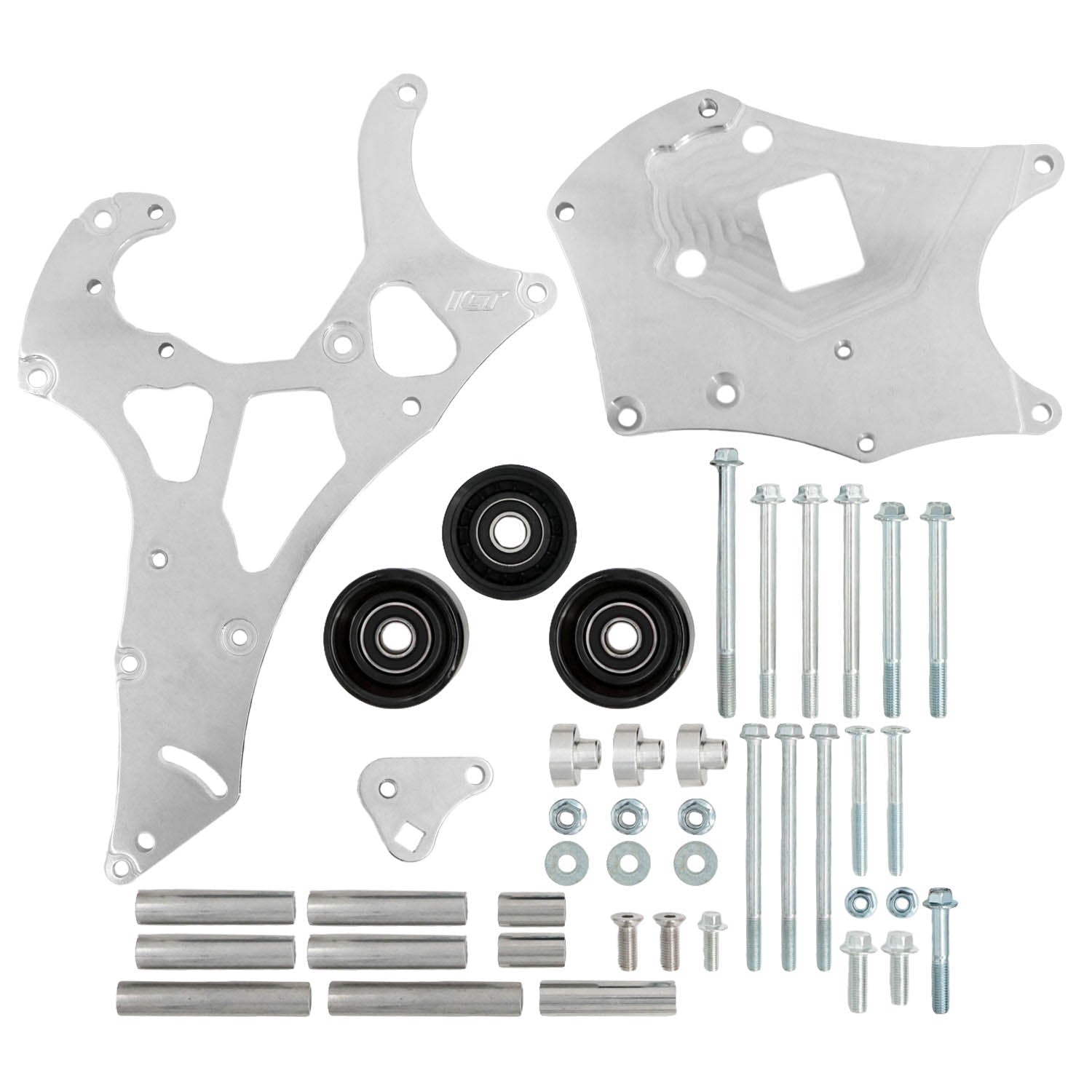 Gen V LT Truck Electric Water Pump Alternator and Power Steering Bracket Kit - ICT Billet BKT-LT01-E1-3