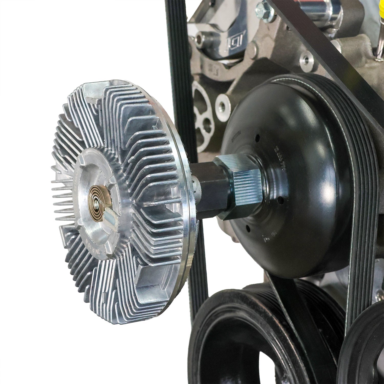 Gen V LT Truck Water Pump to LS Truck Fan Clutch Adapter - ICT Billet 551829 - L84 - LS