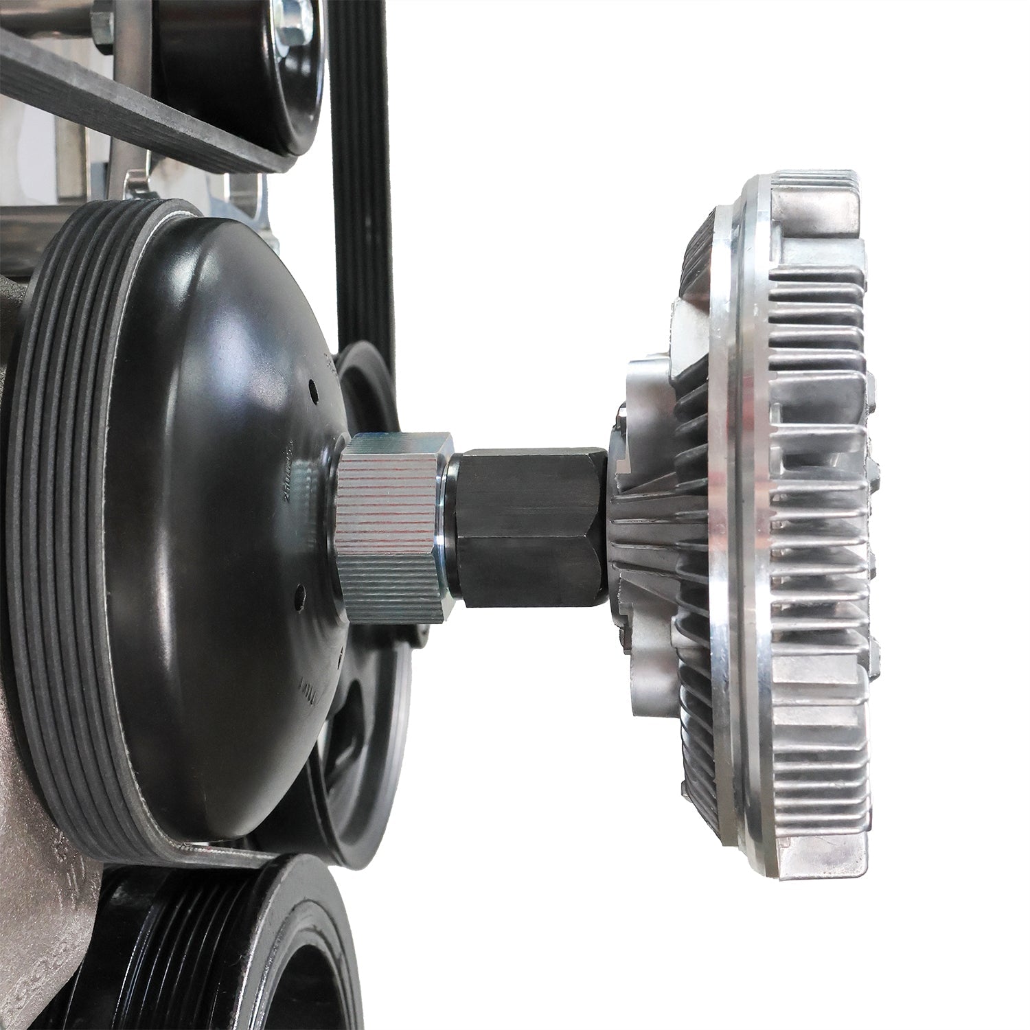 Gen V LT Truck Water Pump to LS Truck Fan Clutch Adapter - ICT Billet 551829 - L84 - LS