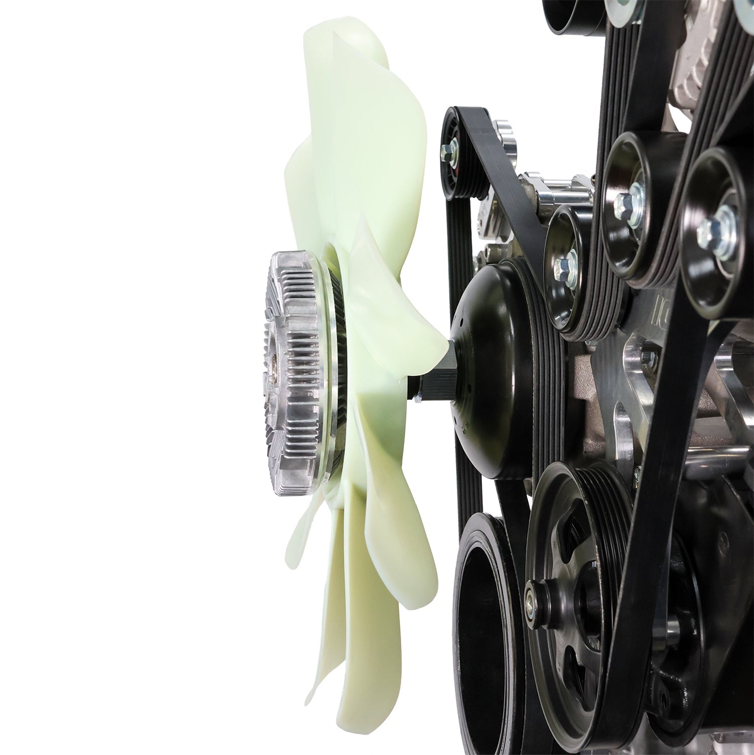 Gen V LT Truck Water Pump to LS Truck Fan Clutch Adapter - ICT Billet 551829 - L84 - LS