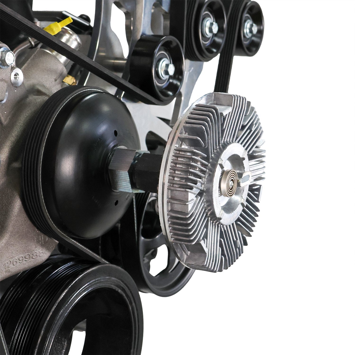 Gen V LT Truck Water Pump to LS Truck Fan Clutch Adapter - ICT Billet 551829 - L84 - LS