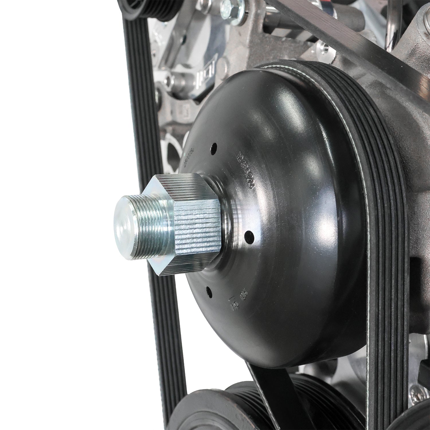 Gen V LT Truck Water Pump to LS Truck Fan Clutch Adapter - ICT Billet 551829 - L84 - LS