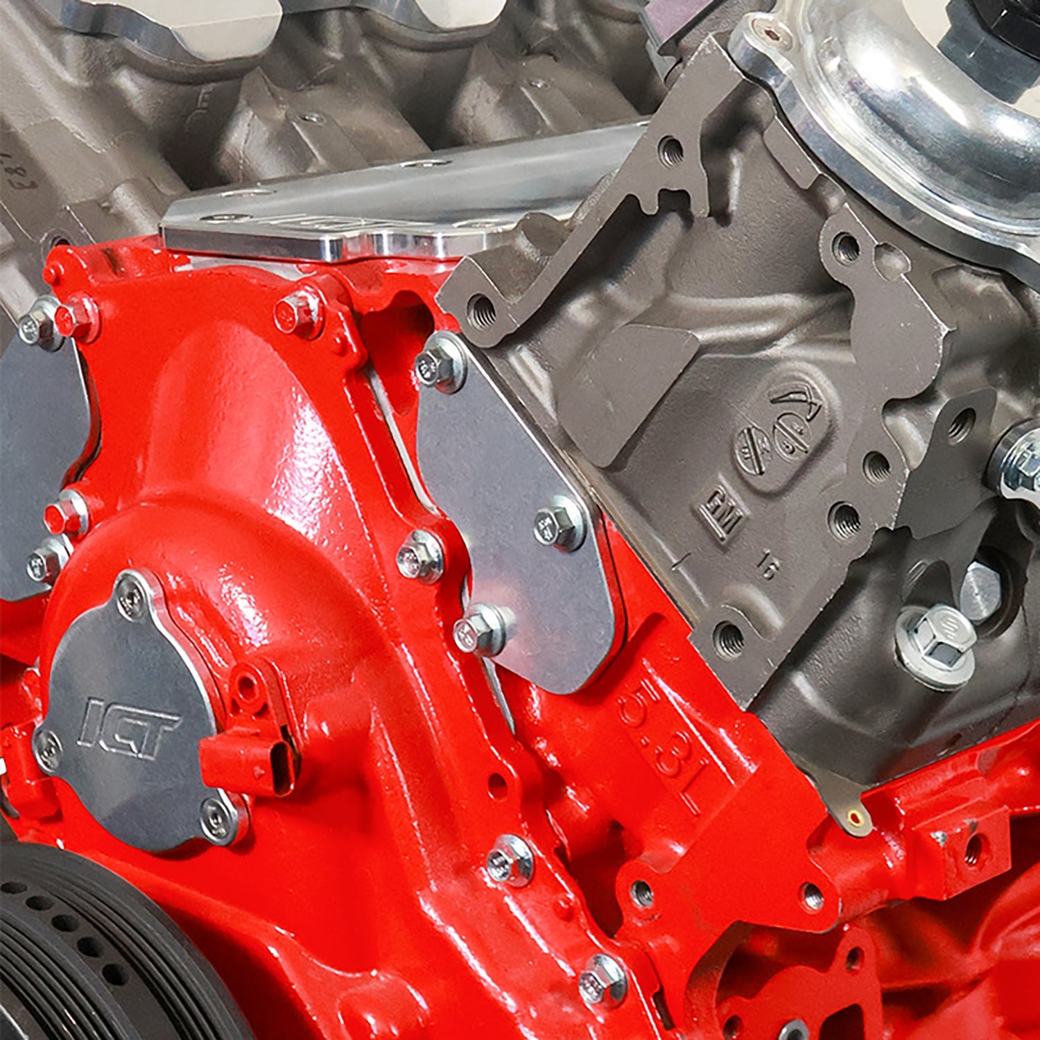 Gen V LT Water Pump Block Off Plates Kit Dust Cover Spill Storage LT1 L83 L86 - ICT Billet 551755-CAP