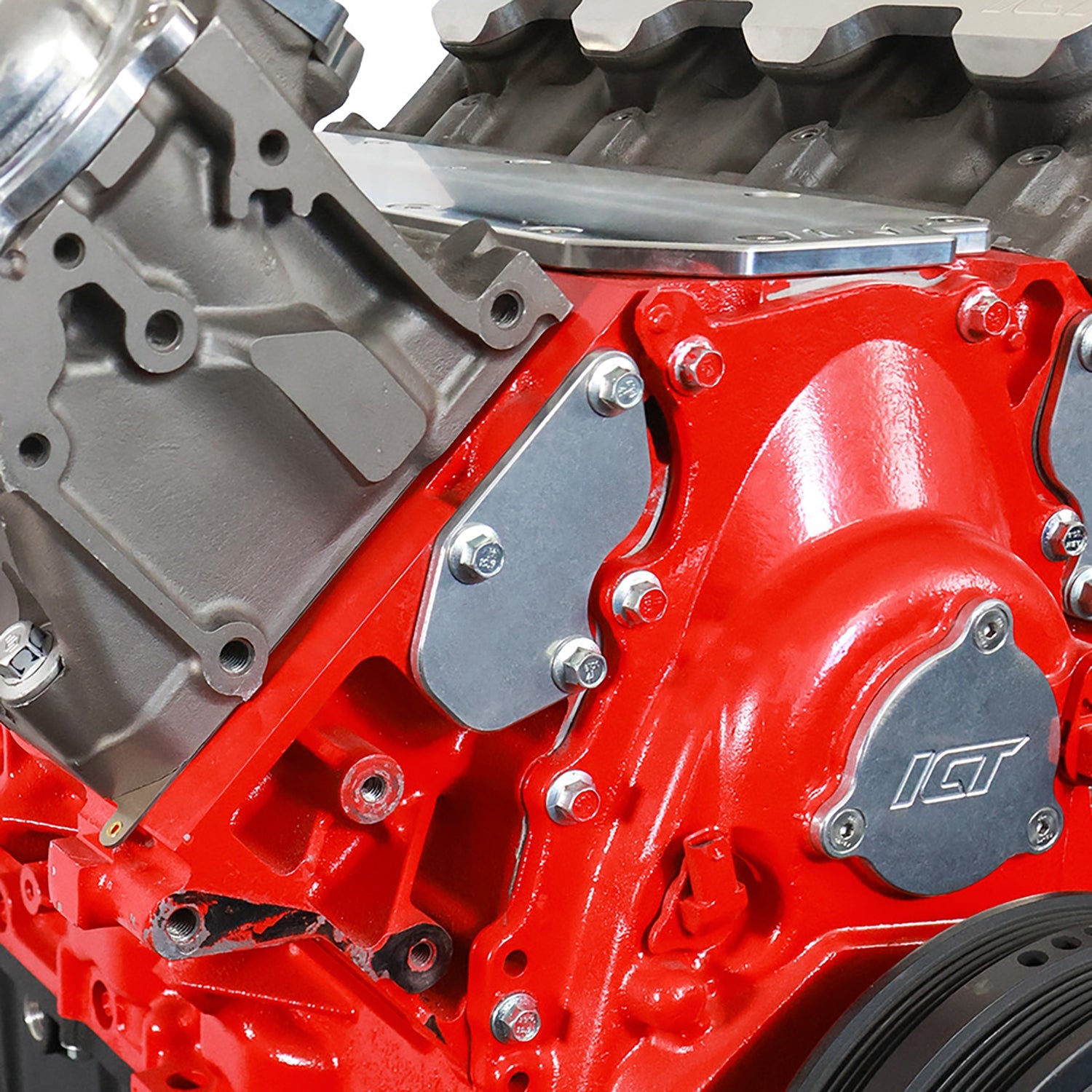 Gen V LT Water Pump Block Off Plates Kit Dust Cover Spill Storage LT1 L83 L86 - ICT Billet 551755-CAP