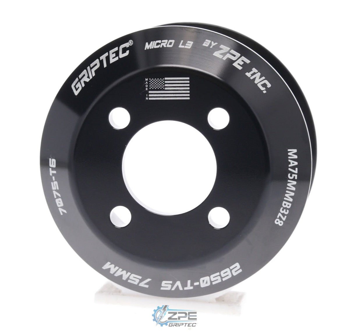 Griptec 8 Rib 75mm Pulley for Magnuson 2650 LS/LT - ICT Billet ZPE-MA75MMB3Z8