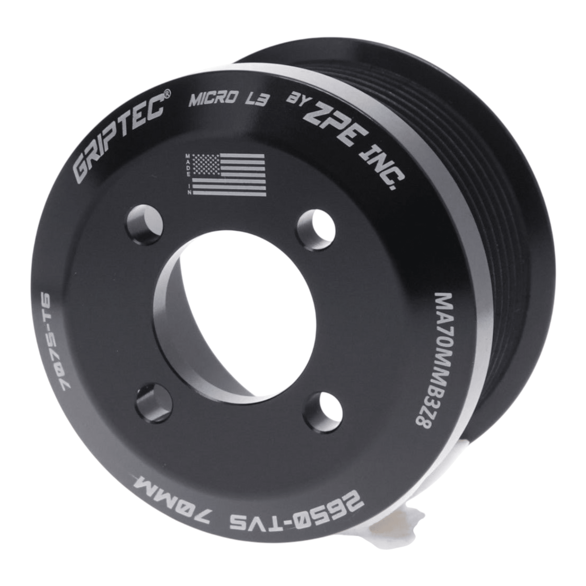 Griptec - Pulley 8-Rib 2.56" - 4-Bolt Magnuson 2.65L LS/LT - ICT Billet ZPE-MA65MMB3Z8