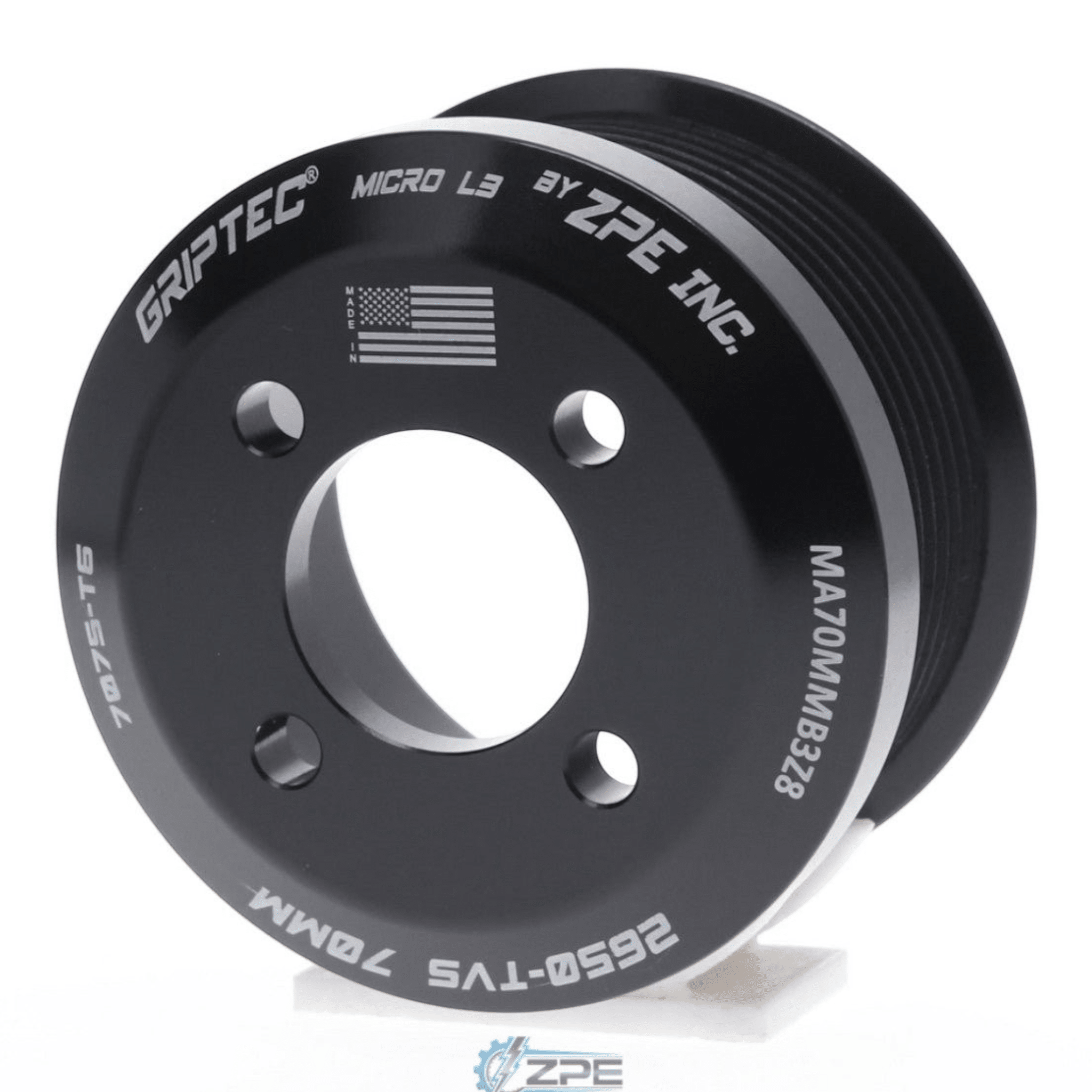 Griptec - Pulley 8-Rib 2.76" - 4-Bolt Magnuson 2.65L LS/LT - ICT Billet ZPE-MA70MMB3Z8