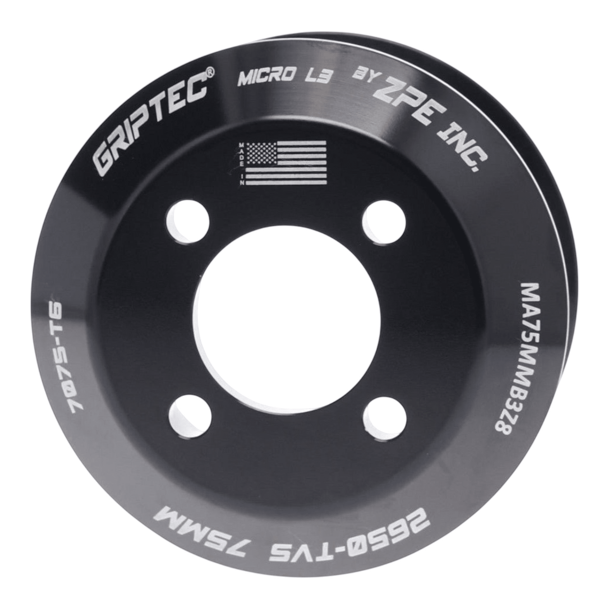 Griptec - Pulley 8-Rib 2.95" - 4-Bolt Magnuson 2.65L LS/LT - ICT Billet ZPE-MA75MMB3Z8