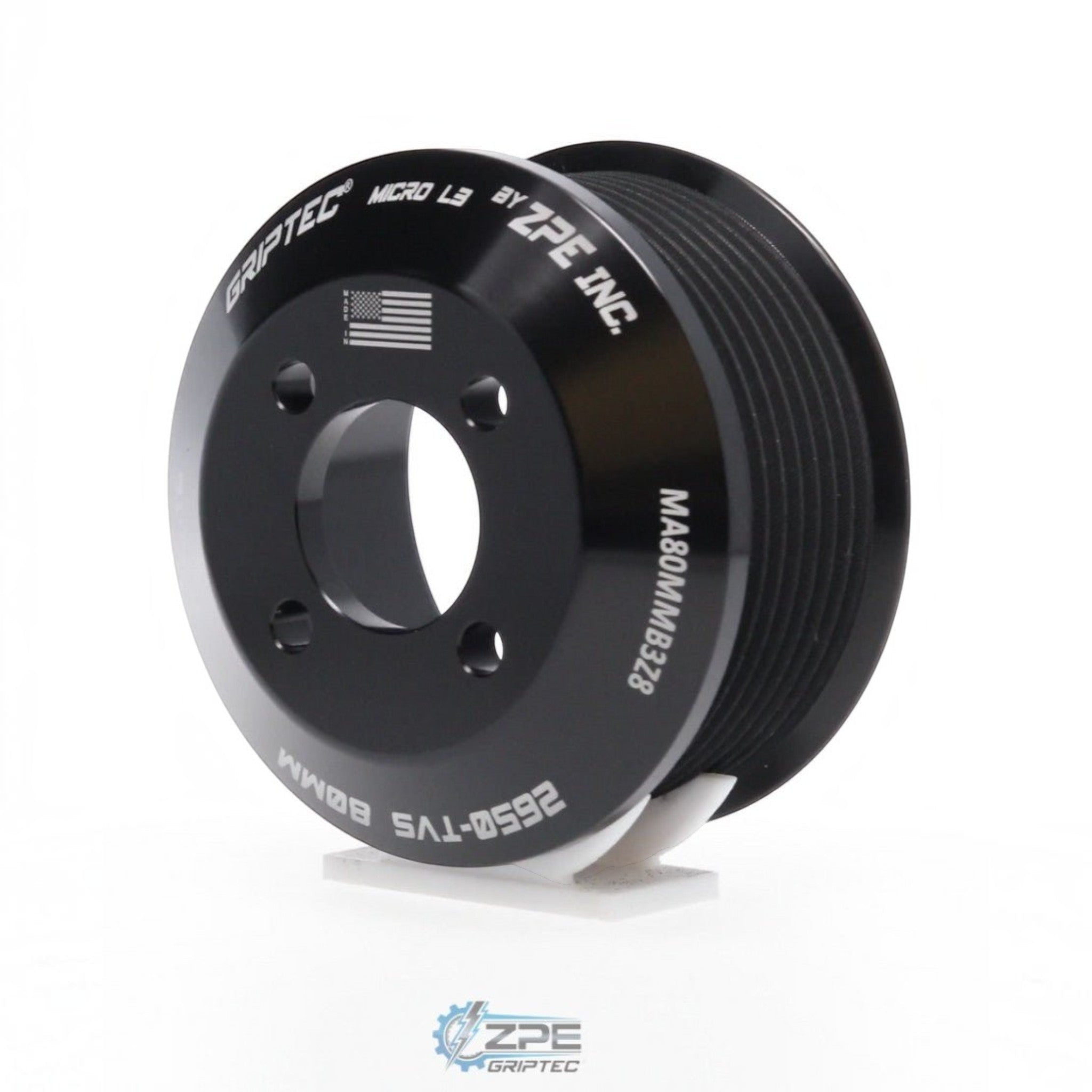 Griptec - Pulley 8-Rib 3.15" - 4-Bolt Magnuson 2.65L LS/LT - ICT Billet ZPE-MA80MMB3Z8