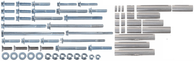 Hardware ONLY kit for 551135-3-508 - ICT Billet 551135-3-508 Hardware ONLY